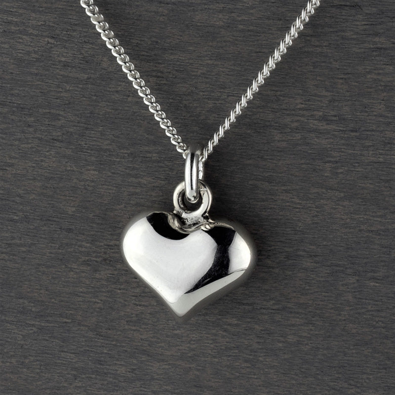Tiny Heart Pendant Sterling Silver